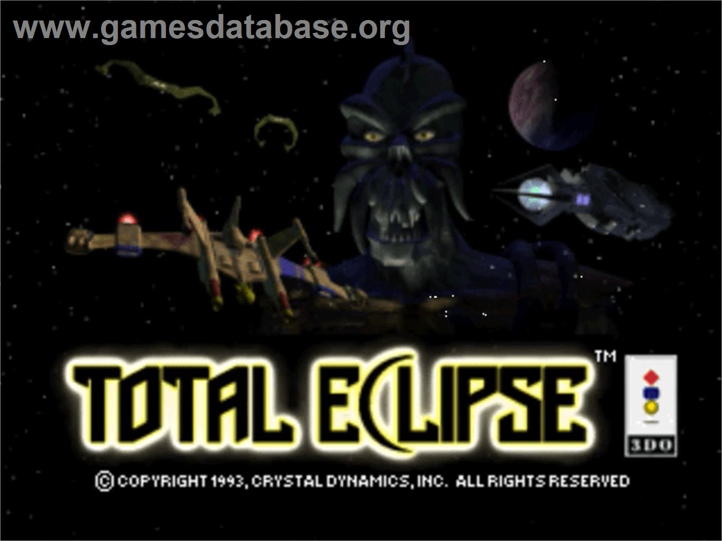 Total Eclipse - Panasonic 3DO - Artwork - Title Screen