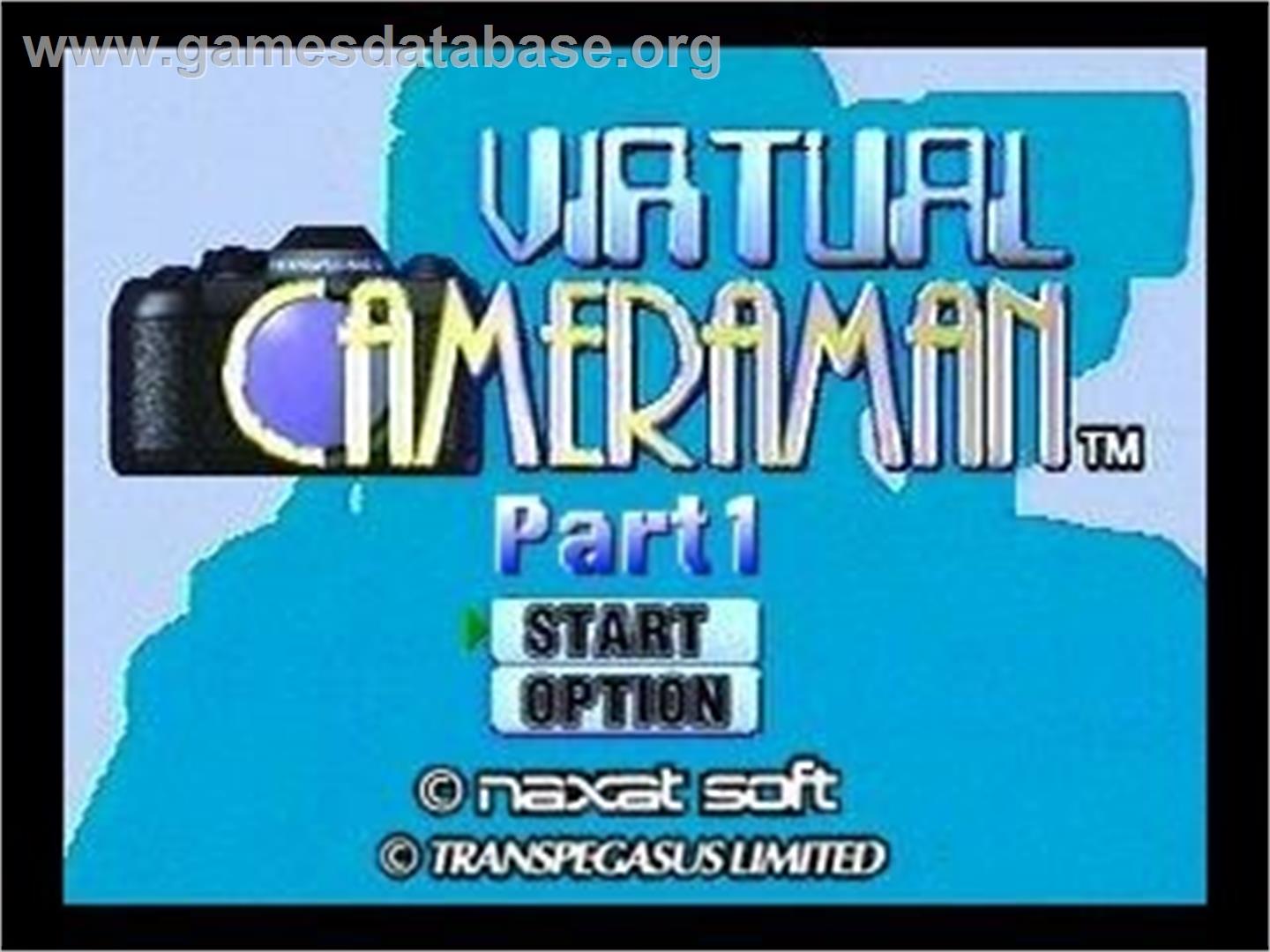 Virtual Cameraman Part 1 - Naomi Sawada And Anna Juri - Panasonic 3DO - Artwork - Title Screen