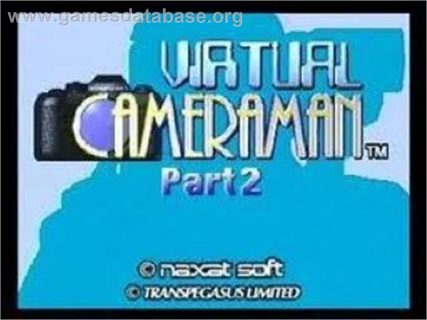 Virtual Cameraman Part 2 - Kawai Natsumi And Tachihara Kimi - Panasonic 3DO - Artwork - Title Screen