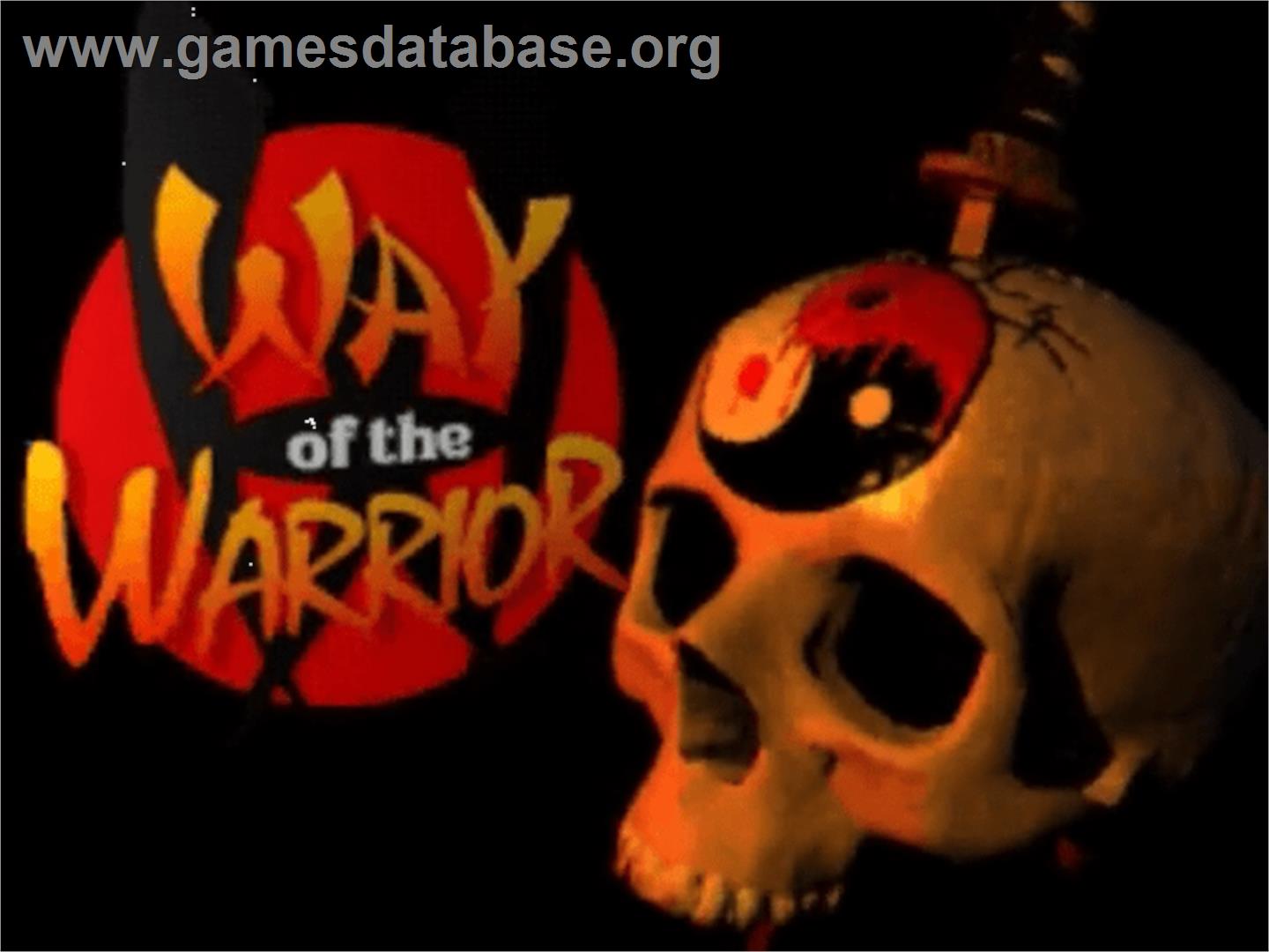 Way of the Warrior - Panasonic 3DO - Artwork - Title Screen