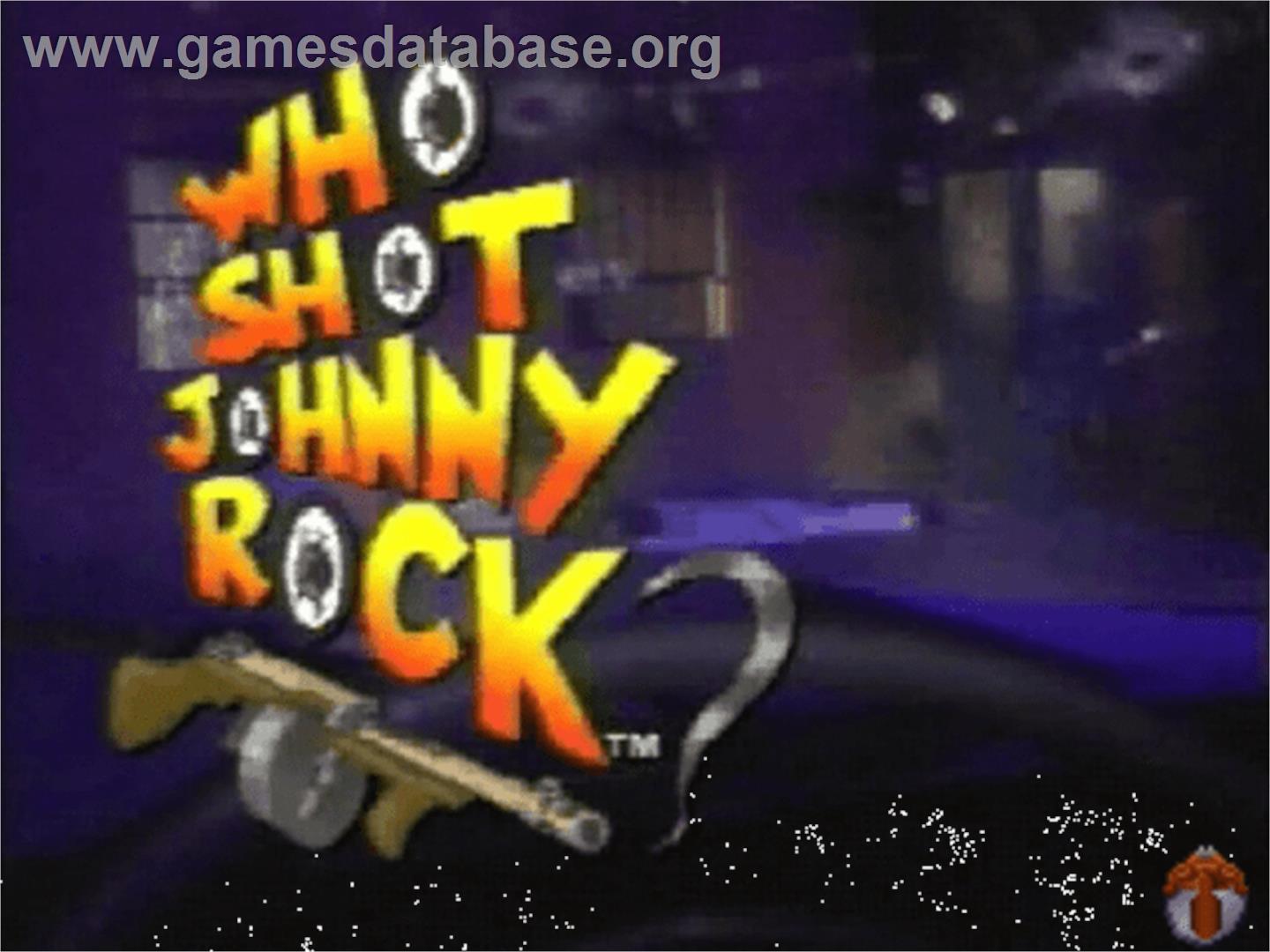 Who Shot Johnny Rock? v1.6 - Panasonic 3DO - Artwork - Title Screen