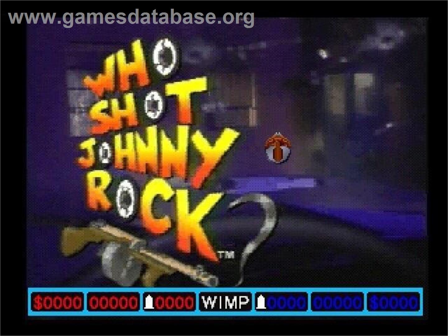Who Shot Johnny Rock - Panasonic 3DO - Artwork - Title Screen