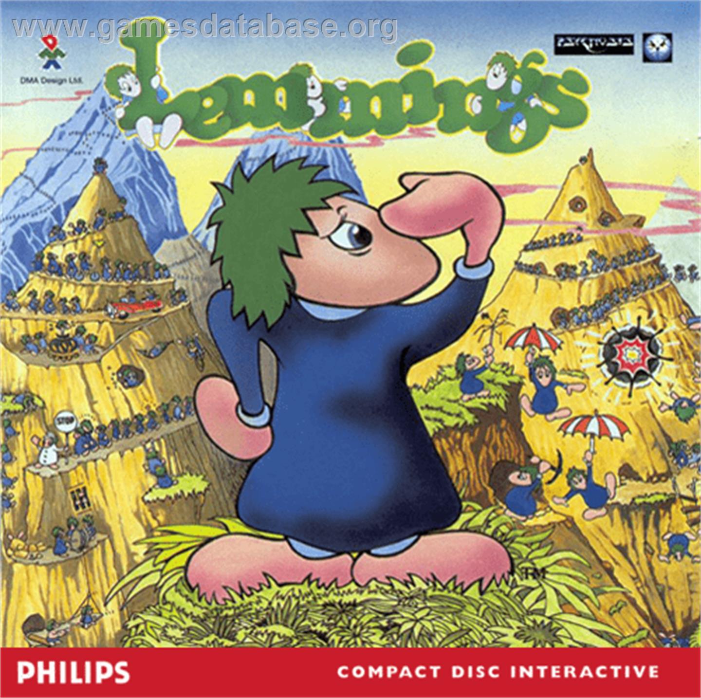 Lemmings - Philips CD-i - Artwork - Box