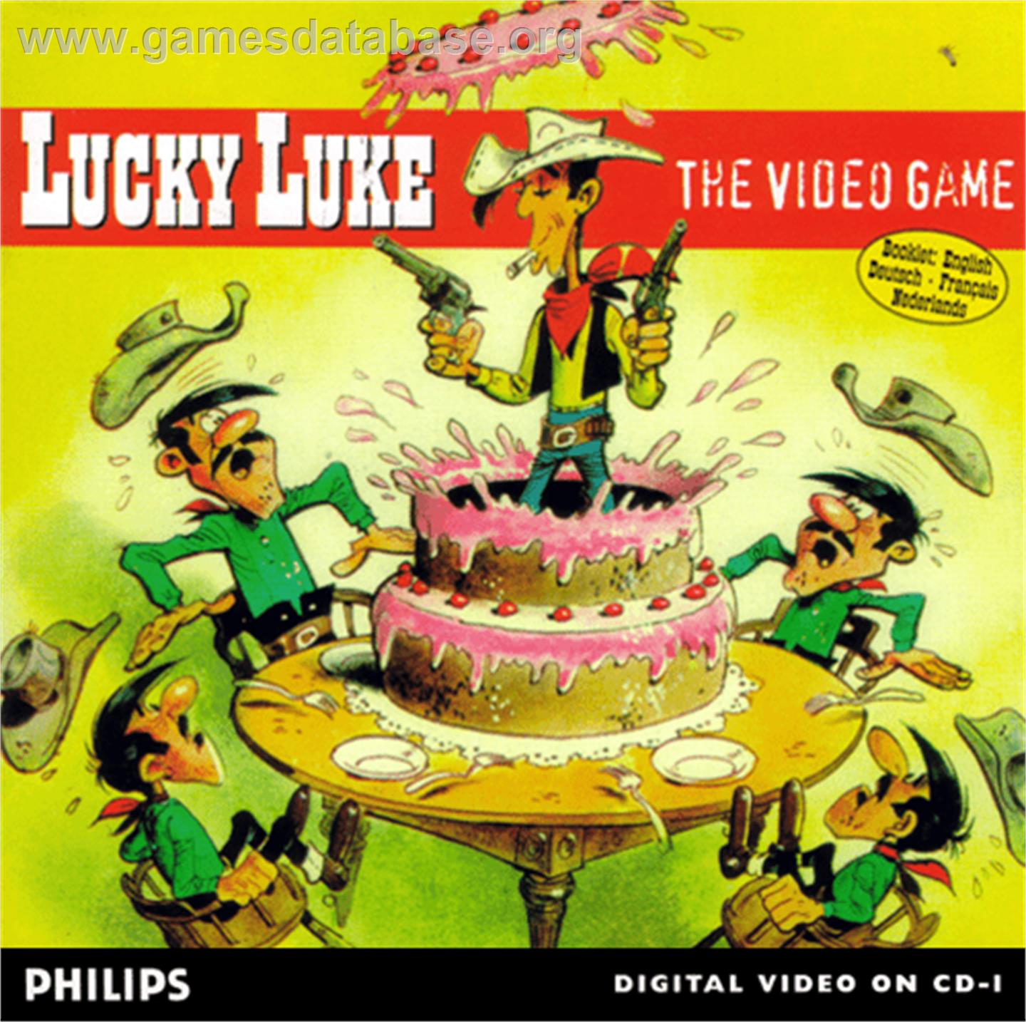 Lucky Luke: The Video Game - Philips CD-i - Artwork - Box