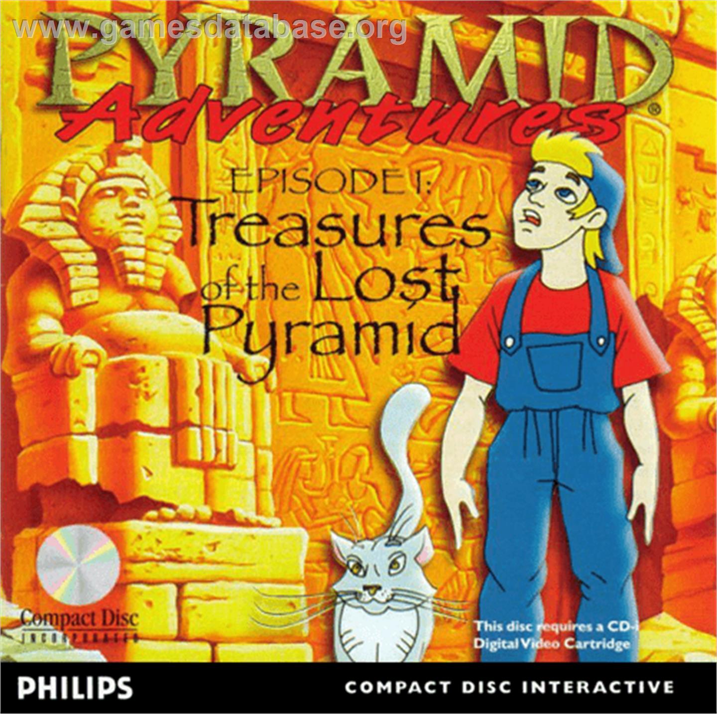 Pyramid Adventures Episode 1 Treasures Of The Lost Pyramid - Philips CD-i - Artwork - Box