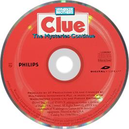 Artwork on the Disc for Cluedo on the Philips CD-i.