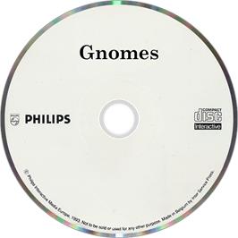 Artwork on the Disc for Gnomes on the Philips CD-i.