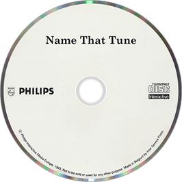 Artwork on the Disc for Name That Tune on the Philips CD-i.