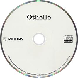 Artwork on the Disc for Othello on the Philips CD-i.