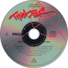 Artwork on the Disc for Thunder in Paradise Interactive on the Philips CD-i.