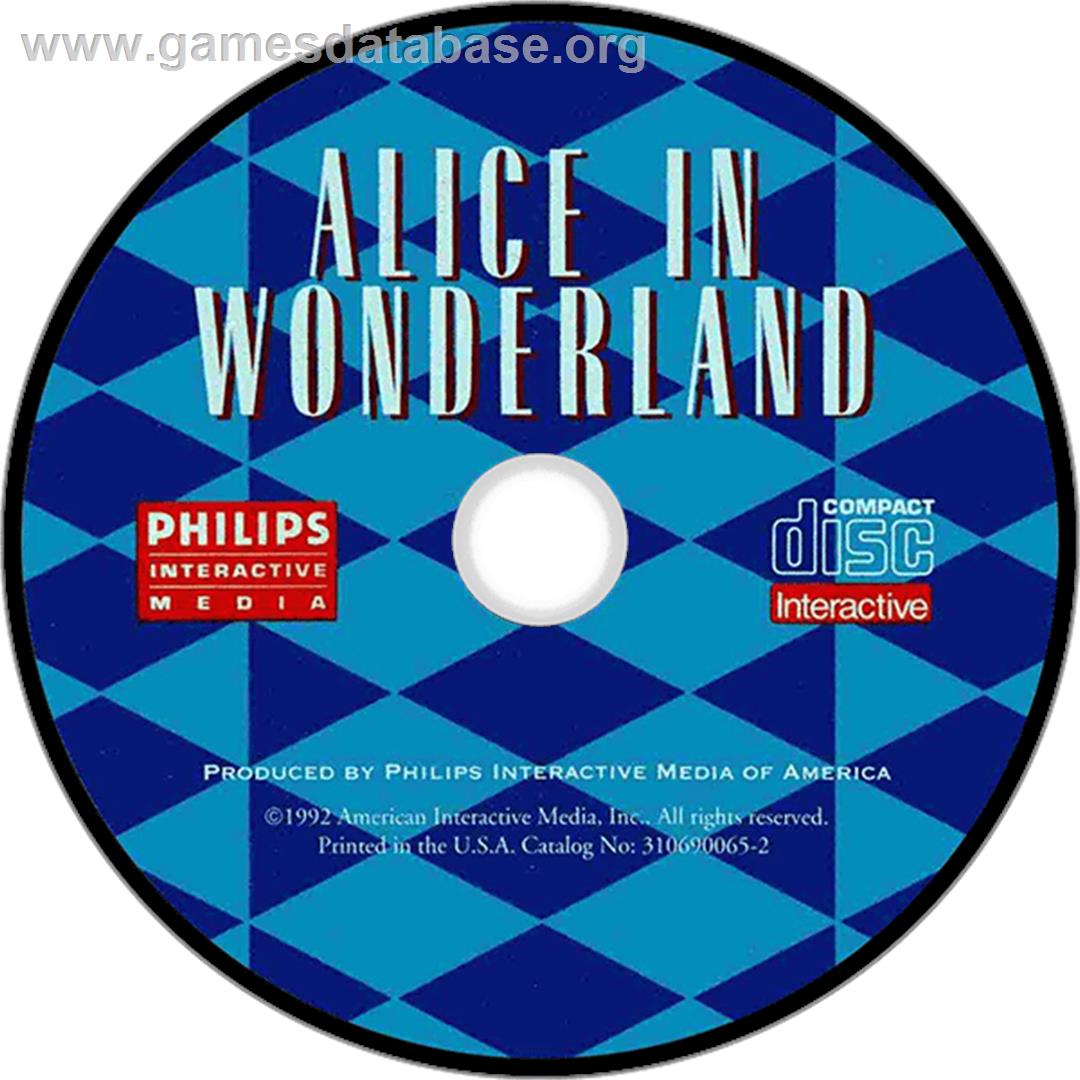 Alice in Wonderland - Philips CD-i - Artwork - Disc