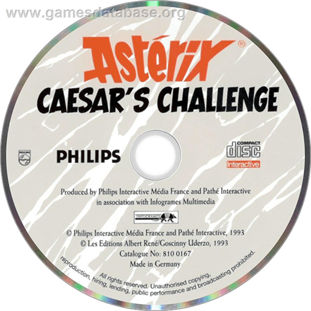 Asterix: Caesar's Challenge - Philips CD-i - Artwork - Disc