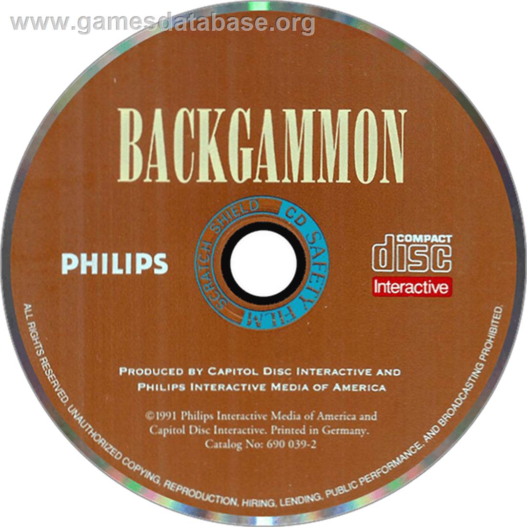 Backgammon - Philips CD-i - Artwork - Disc