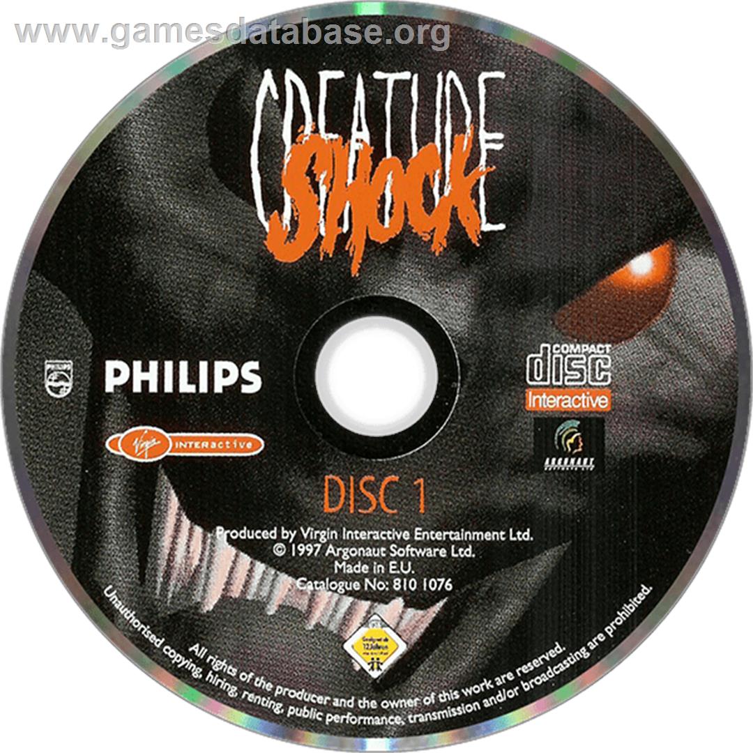 Creature Shock - Philips CD-i - Artwork - Disc