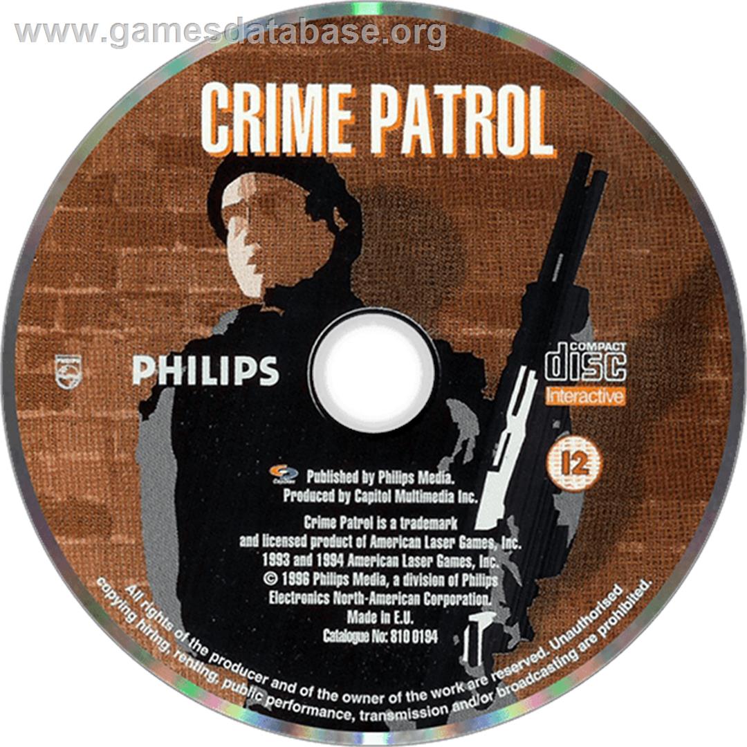 Crime Patrol - Philips CD-i - Artwork - Disc