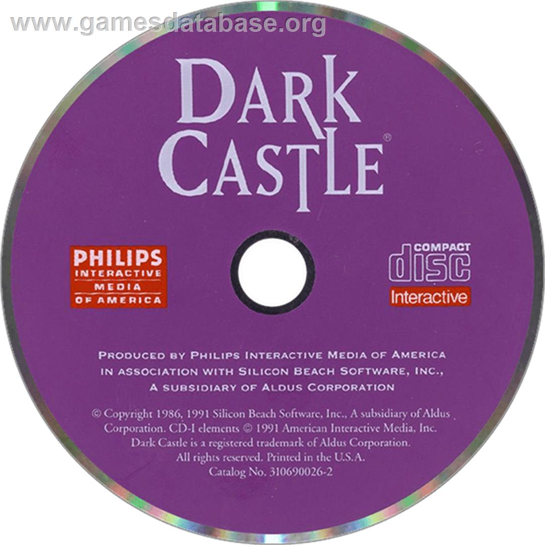 Dark Castle - Philips CD-i - Artwork - Disc