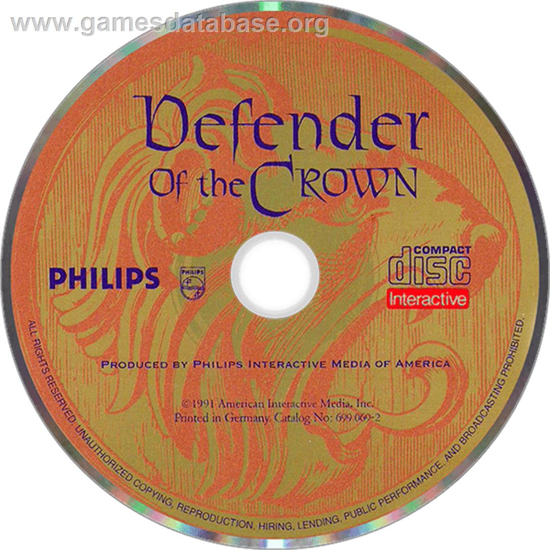 Defender Of The Crown - Philips CD-i - Artwork - Disc