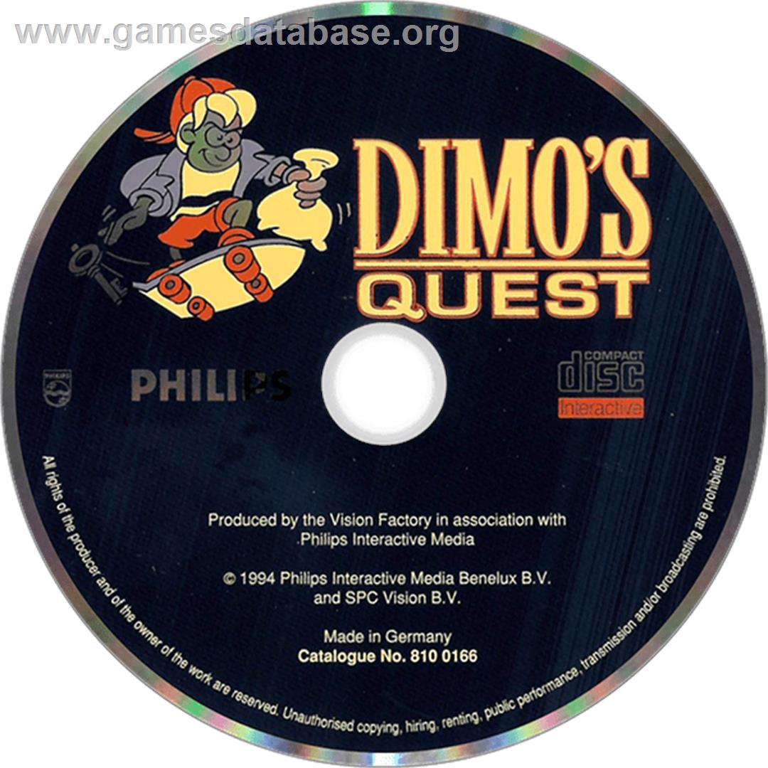 Dimo's Quest - Philips CD-i - Artwork - Disc