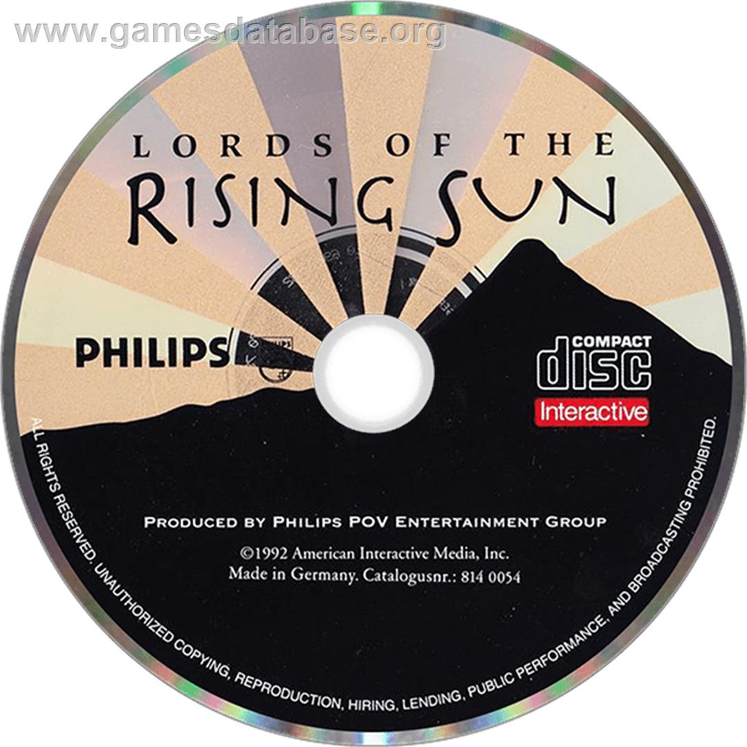 Lords Of The Rising Sun - Philips CD-i - Artwork - Disc