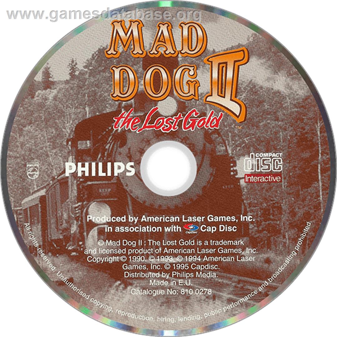 Mad Dog 2 - The Lost Gold - Philips CD-i - Artwork - Disc