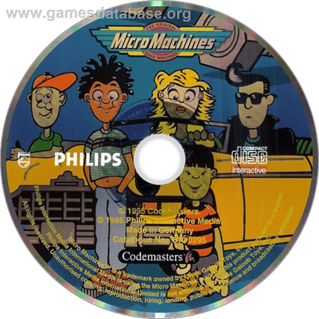 Micro Machines - Philips CD-i - Artwork - Disc