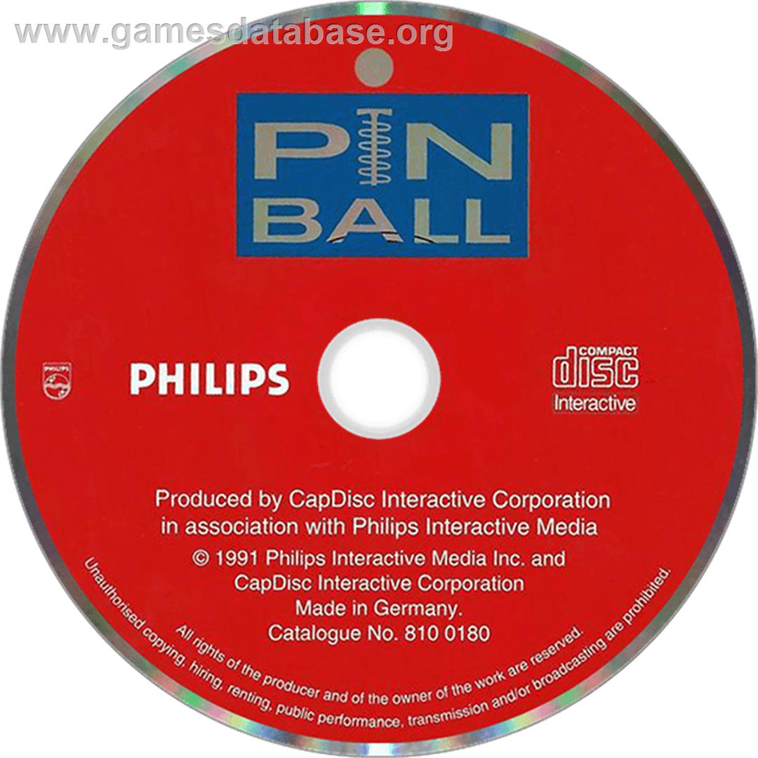 Pinball - Philips CD-i - Artwork - Disc