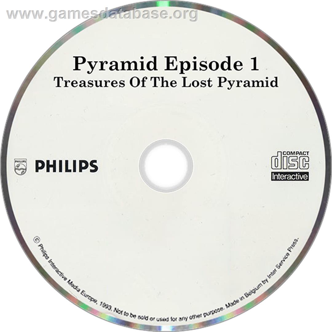 Pyramid Adventures Episode 1 Treasures Of The Lost Pyramid - Philips CD-i - Artwork - Disc
