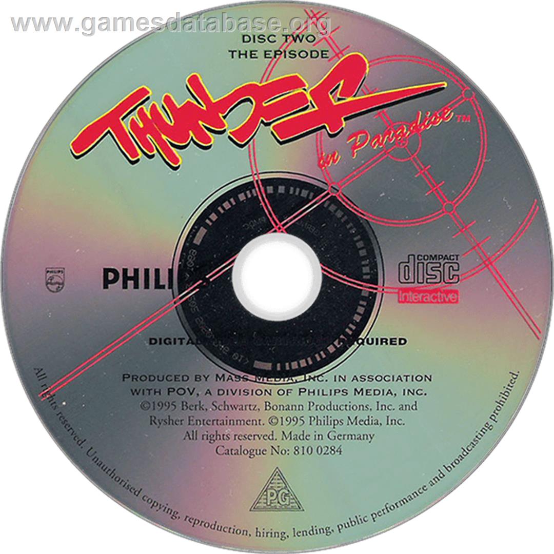Thunder in Paradise Interactive - Philips CD-i - Artwork - Disc
