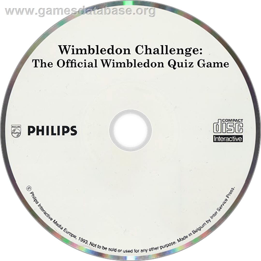 Wimbledon Challenge - The Official Wimbledon Quiz Game - Philips CD-i - Artwork - Disc