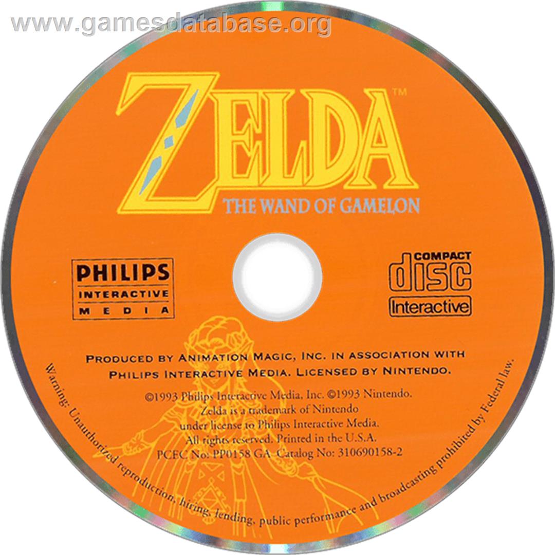 Zelda: The Wand of Gamelon - Philips CD-i - Artwork - Disc