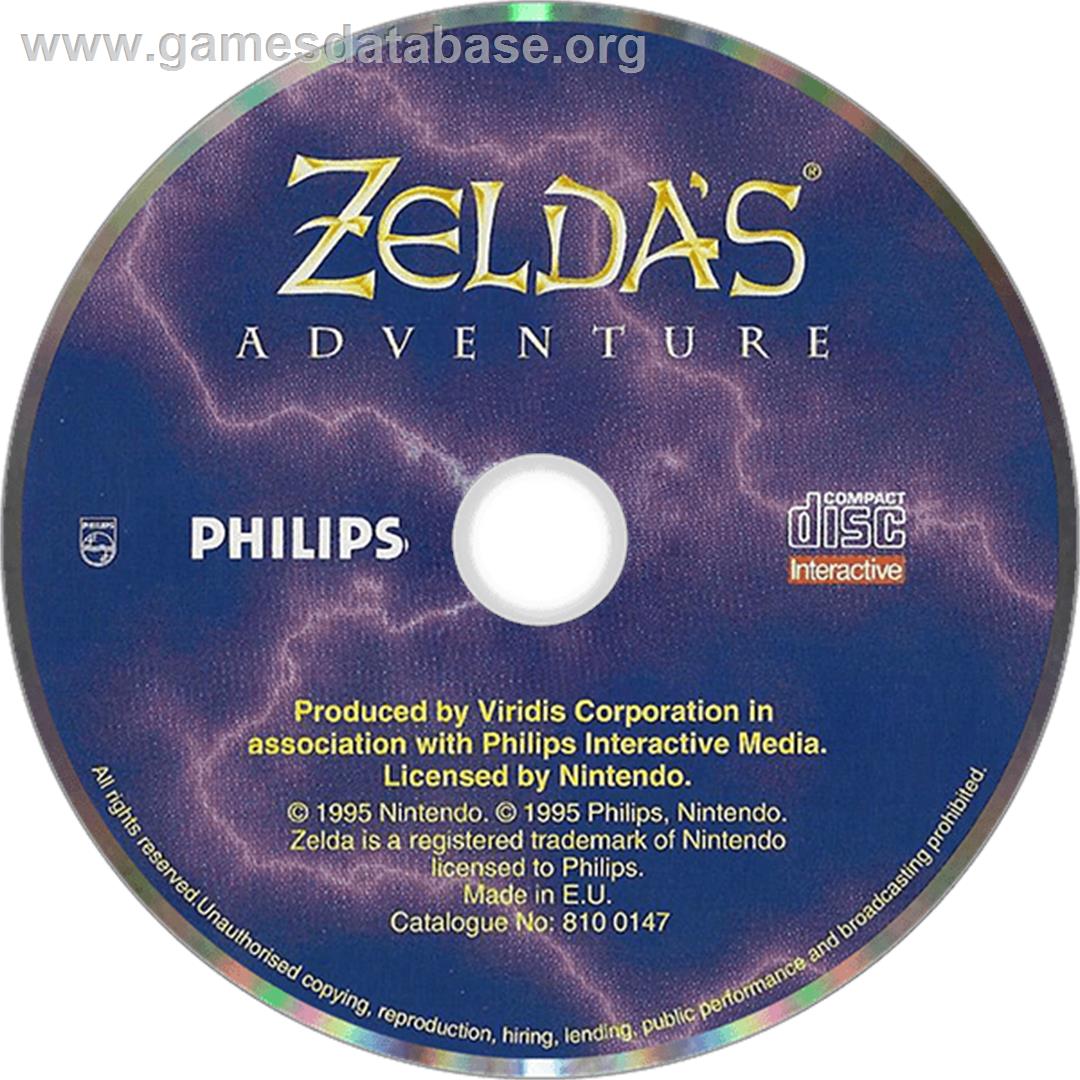 Zelda's Adventure - Philips CD-i - Artwork - Disc