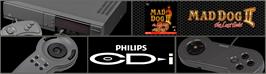 Arcade Cabinet Marquee for Mad Dog II: The Lost Gold v2.04.