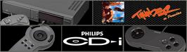 Arcade Cabinet Marquee for Thunder in Paradise Interactive.