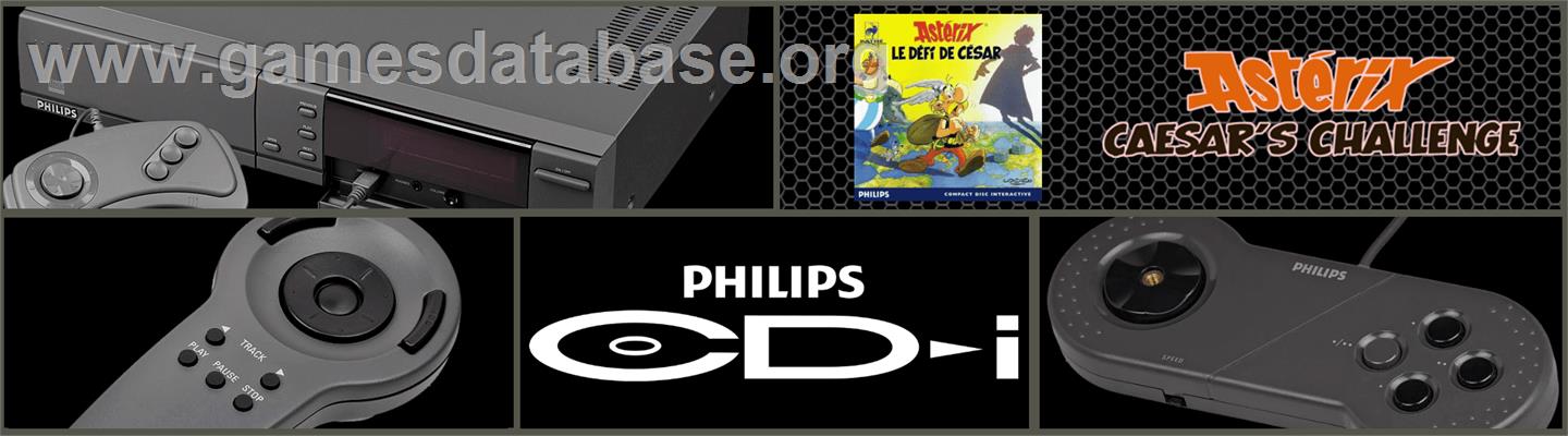Asterix: Caesar's Challenge - Philips CD-i - Artwork - Marquee