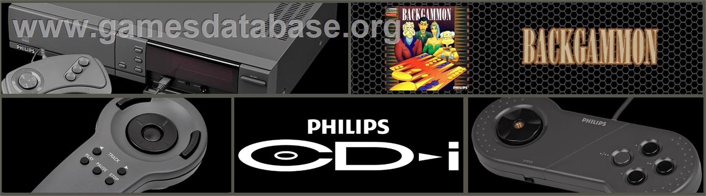 Backgammon - Philips CD-i - Artwork - Marquee