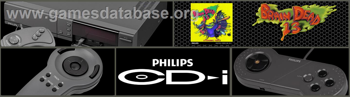 Brain Dead 13 - Philips CD-i - Artwork - Marquee