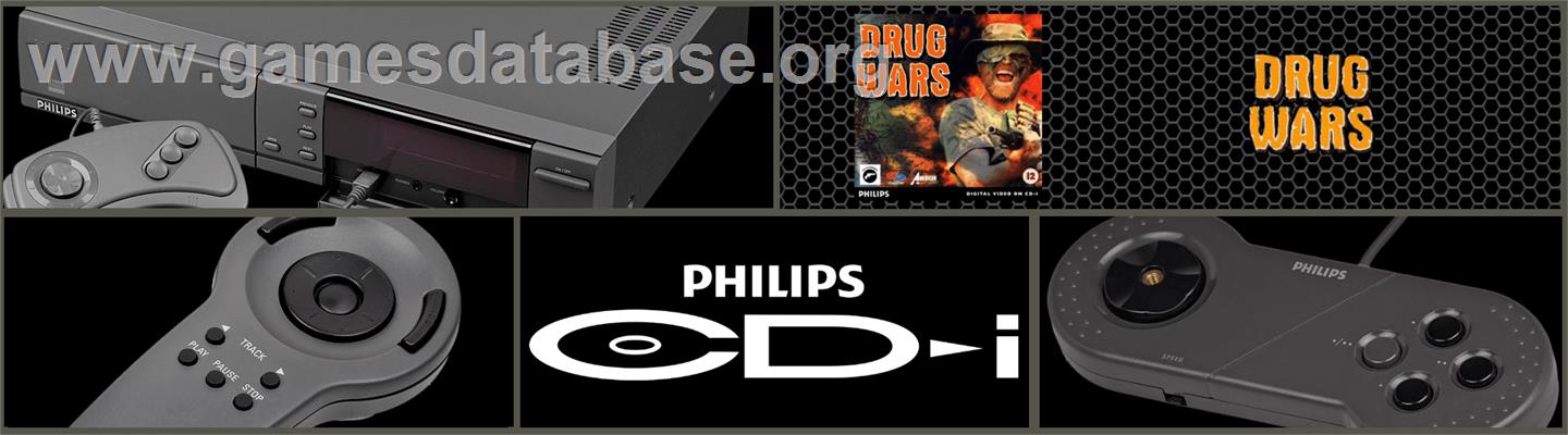 Drug Wars - Philips CD-i - Artwork - Marquee