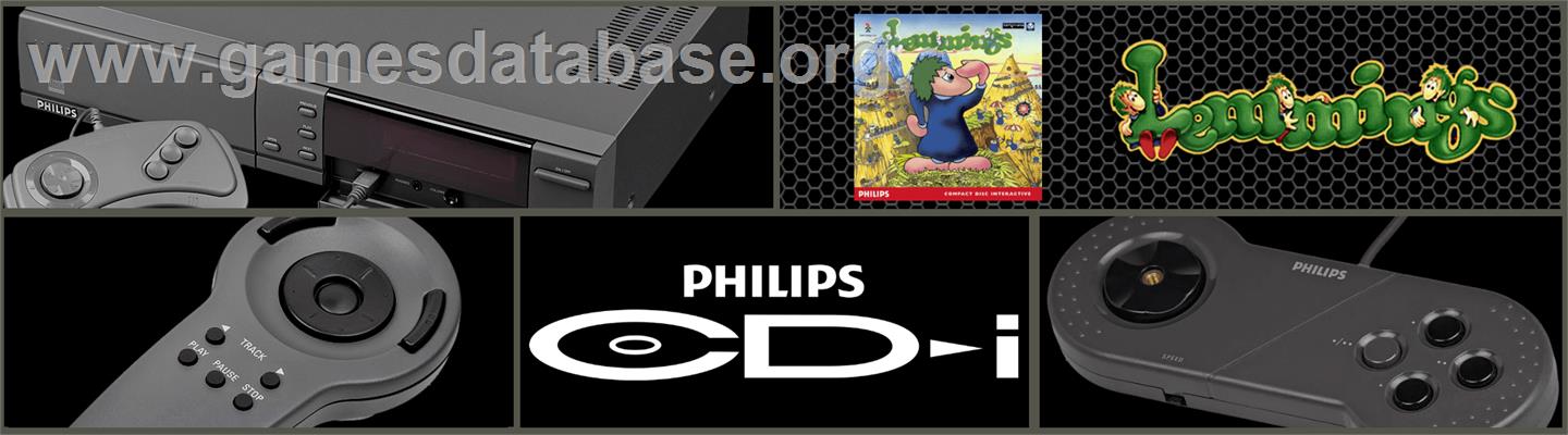 Lemmings - Philips CD-i - Artwork - Marquee