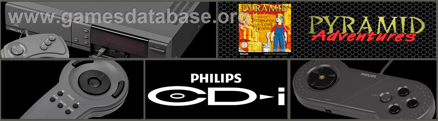 Pyramid Adventures Episode 1 Treasures Of The Lost Pyramid - Philips CD-i - Artwork - Marquee