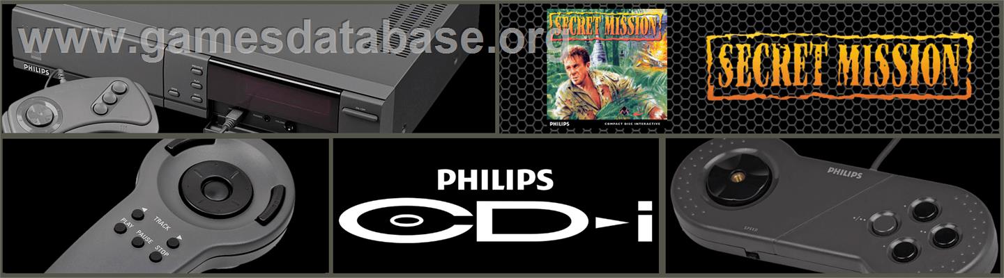 Secret Mission - Philips CD-i - Artwork - Marquee