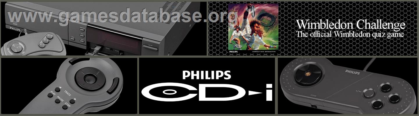 Wimbledon Challenge - The Official Wimbledon Quiz Game - Philips CD-i - Artwork - Marquee