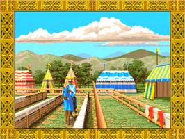 In game image of Defender Of The Crown on the Philips CD-i.