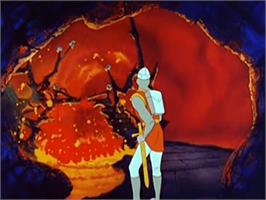 In game image of Dragon's Lair on the Philips CD-i.