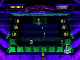 In game image of Mystic Midway: Rest in Pieces on the Philips CD-i.