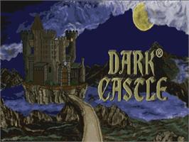Title screen of Dark Castle on the Philips CD-i.