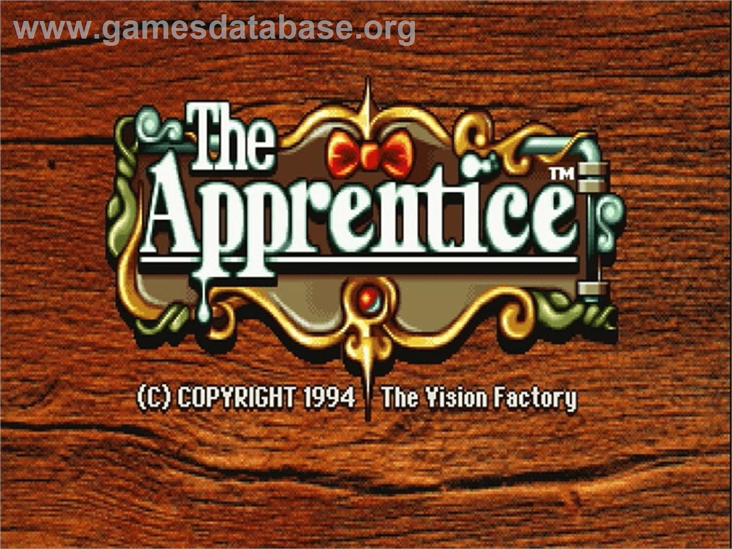 Apprentice - Philips CD-i - Artwork - Title Screen