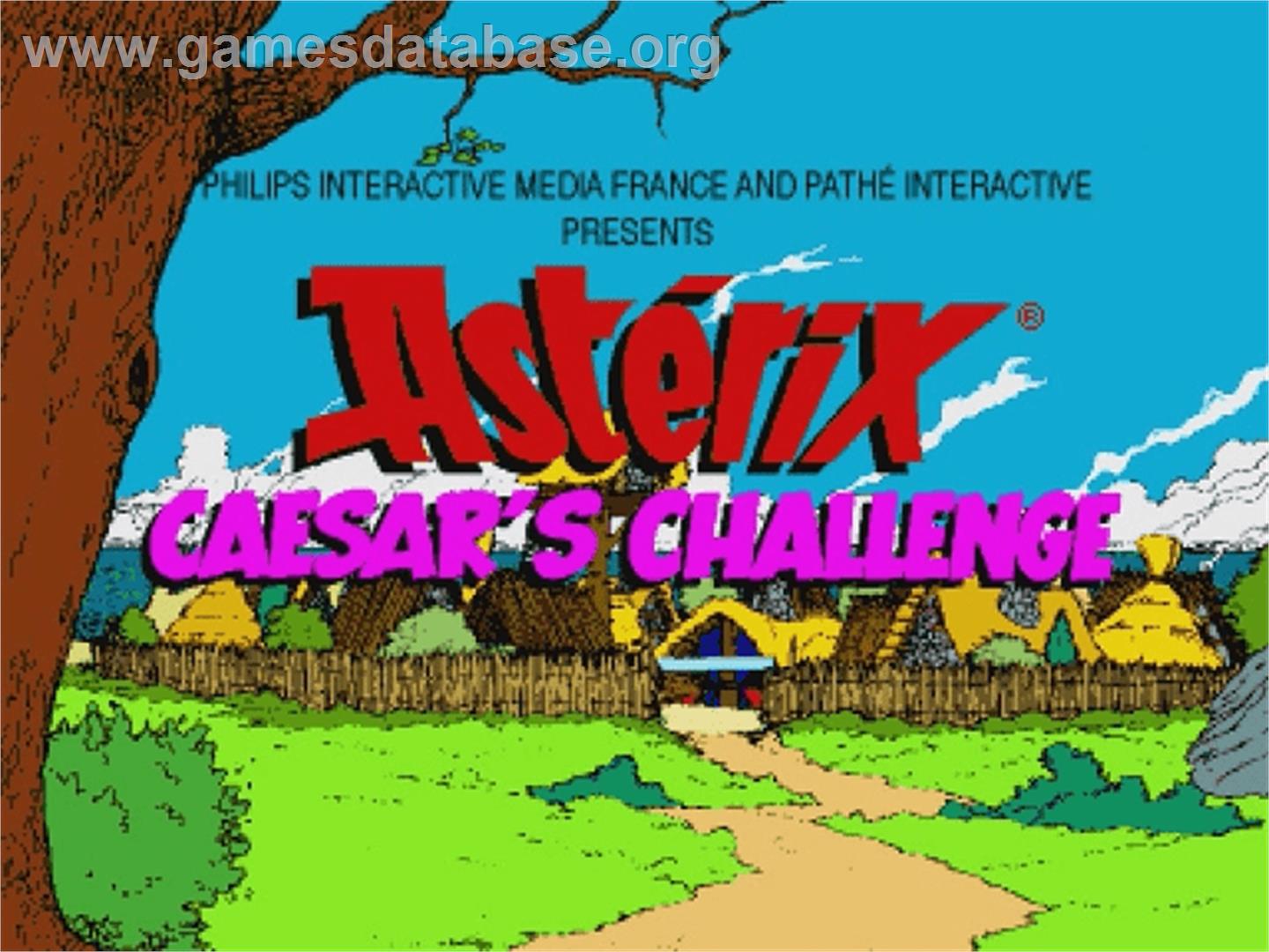 Asterix: Caesar's Challenge - Philips CD-i - Artwork - Title Screen