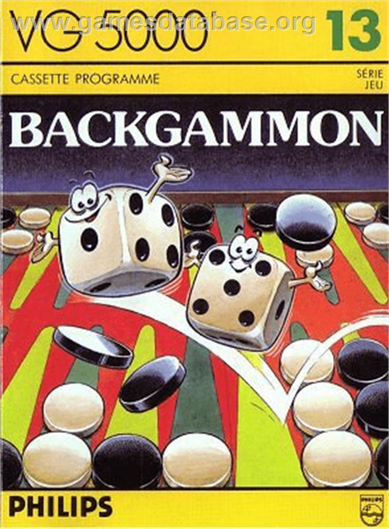 Backgammon - Philips VG 5000 - Artwork - Box