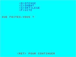 In game image of Citadelle on the Philips VG 5000.