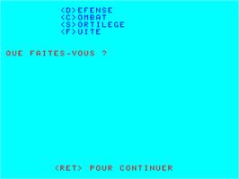 In game image of Citadelle on the Philips VG 5000.